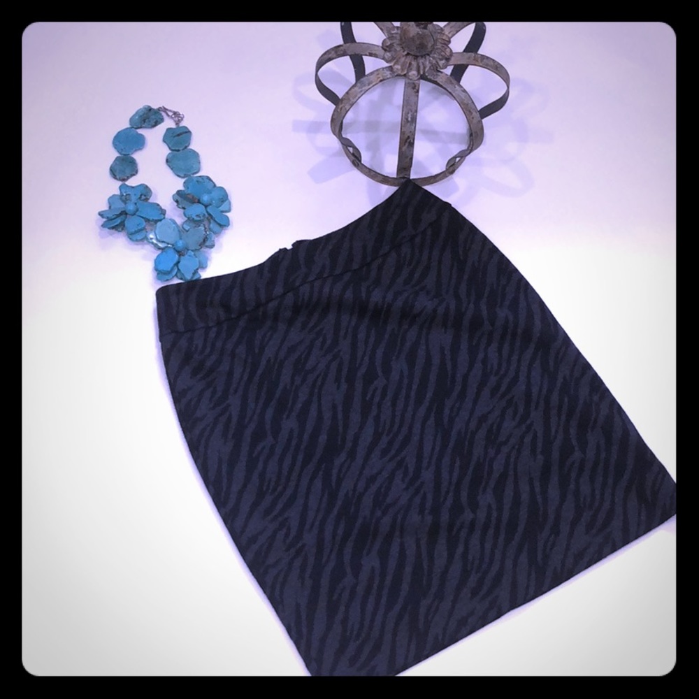 Halogen Tiger Pencil Skirt 8